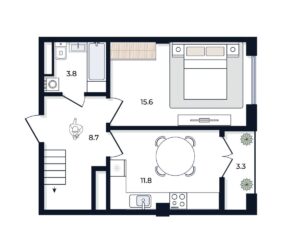2-комнатные