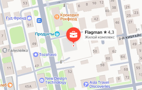 Удобная городская локация