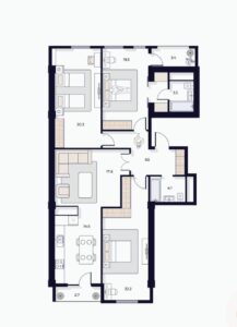 4-комнатная